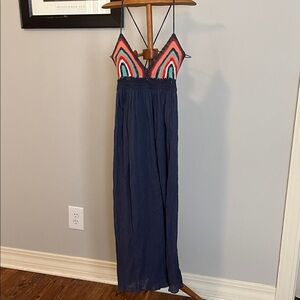 Aerie Multicolor Striped Maxi Dress